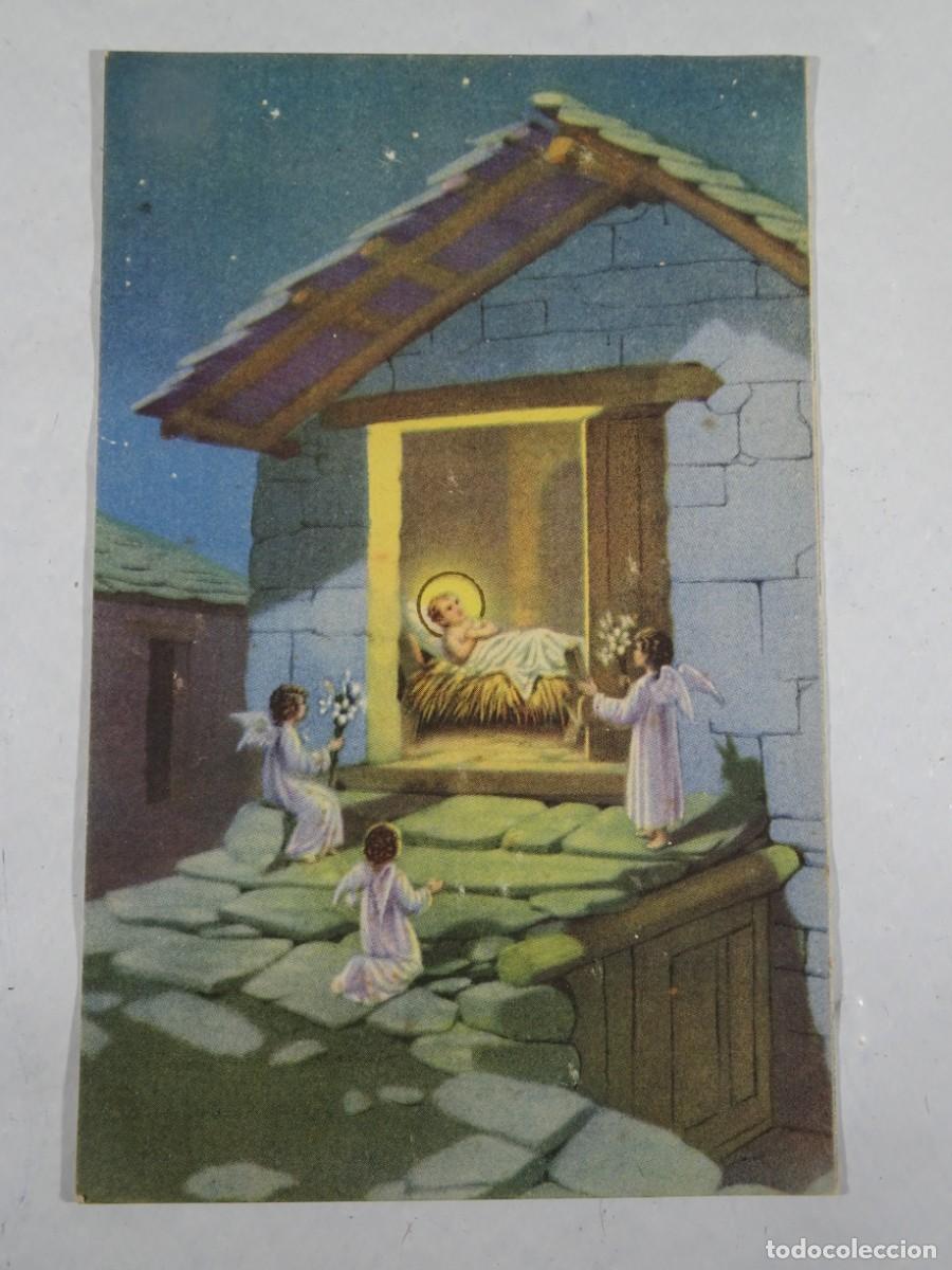 Cartes Postales: ANTIGUA TARJETA, FELICITACI&Oacute;N NAVIDAD ,ILUSTRADA, VER FOTOS