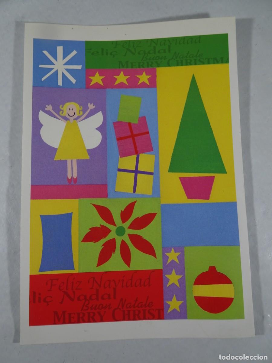 Postkarten: ANTIGUA TARJETA, FELICITACI&Oacute;N NAVIDAD ,ILUSTRADA, VER FOTOS