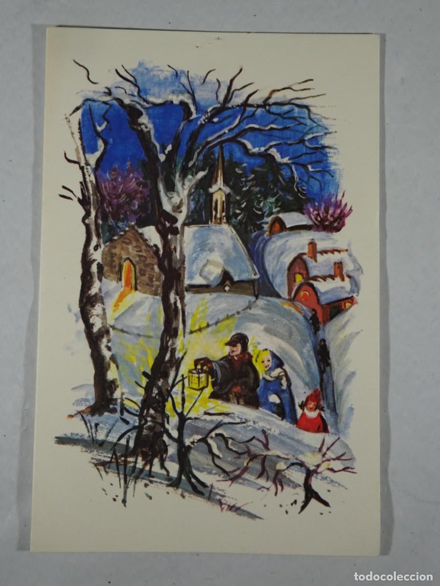 Postkarten: ANTIGUA TARJETA, FELICITACI&Oacute;N NAVIDAD, ILUSTRADA, VER FOTOS