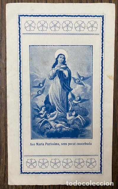 Cartoline: SOLEMNES RELIGIOSES FESTES ASSOCIACIO FILLES I CORTESANES DE MARIA SANTA EULALIA L'HOSPITALET 1906