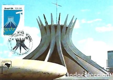 Cartes Postales: Brasil & Maxima, Brasilia, Catedral, Brasilia 1984 (3990)