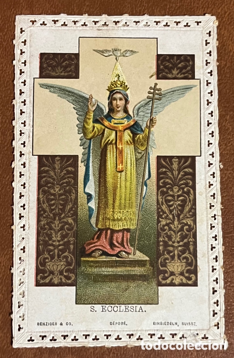 Postkarten: ESTAMPA CON PUNTILLA - SANTA ECCLESIA - SUIZA