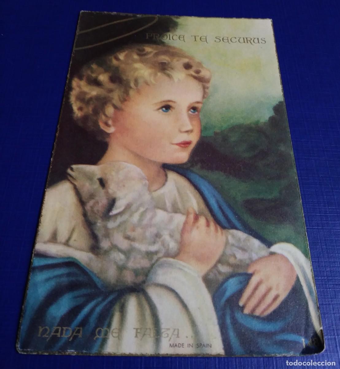 Postales: Bonita estampa del Ni&ntilde;o Jes&uacute;s como Divino Pastor