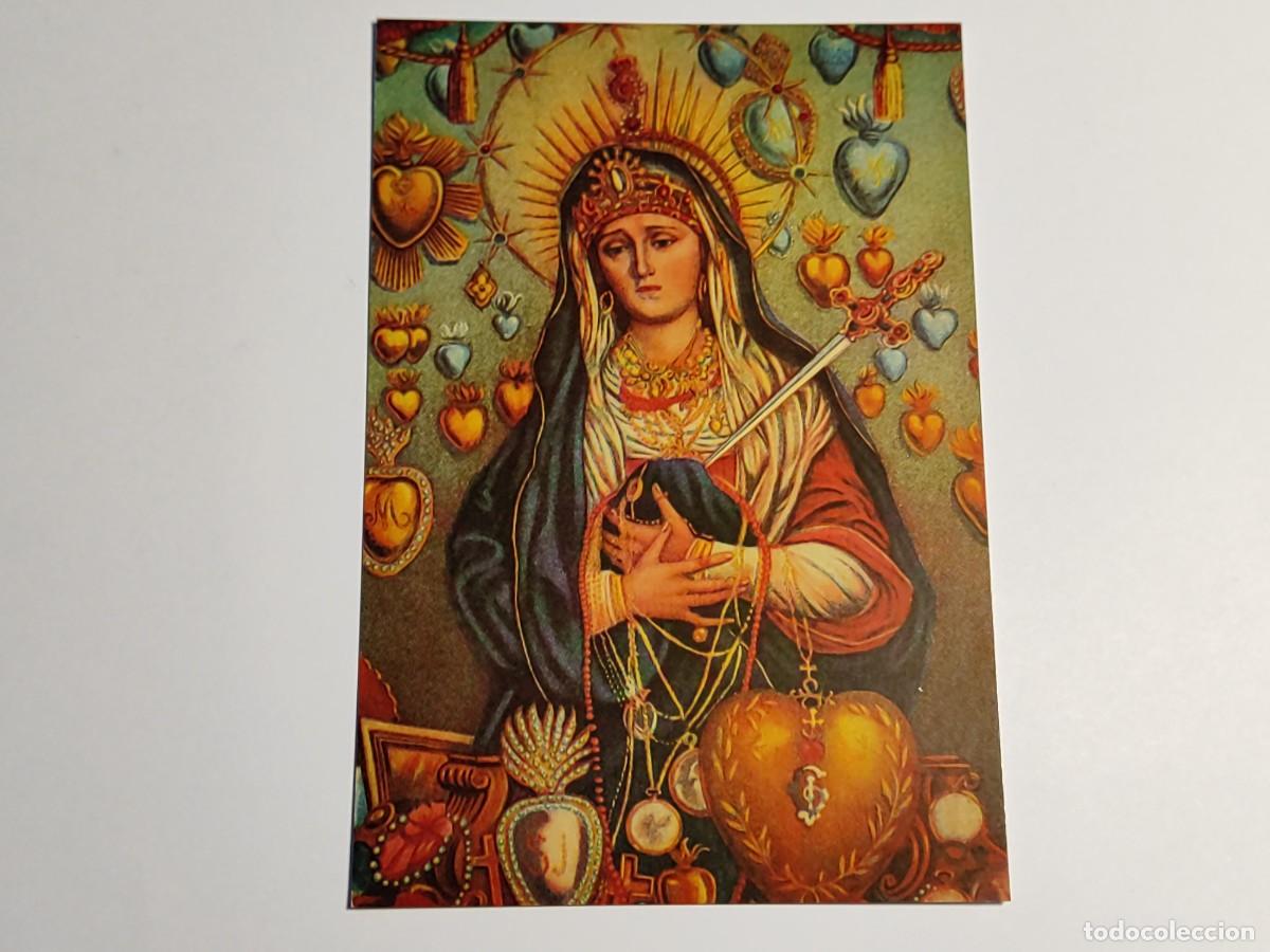 Postales: Imagen de la Virgen DE LOS DOLORES, venerada en el Monte Calvario . Antigua, SIN CIRCULAR