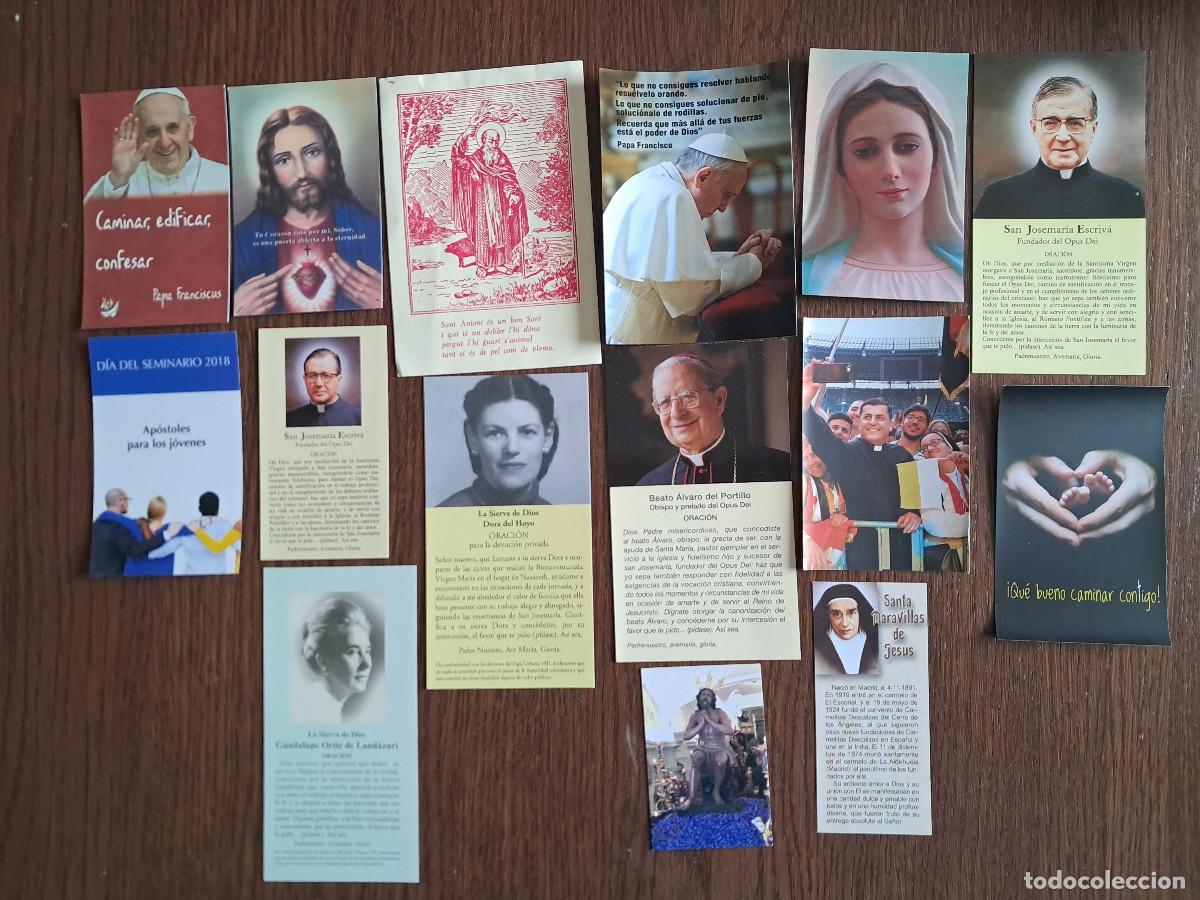 Postales: lote de 15 estampas religiosas. - Foto 1