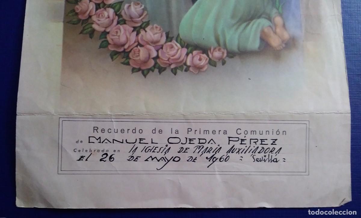 Postales: Recordatorio de Comuni&oacute;n - Sevilla - 1960 - Foto 3