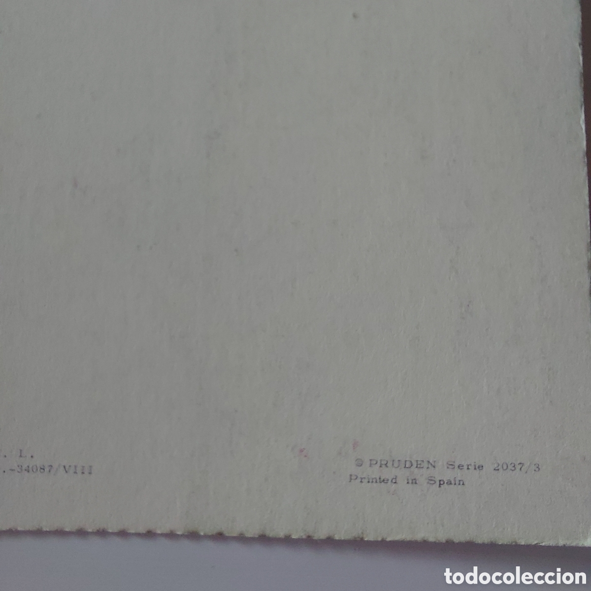 Postales: PRUDEN lote 5 estampas comunion - Foto 2