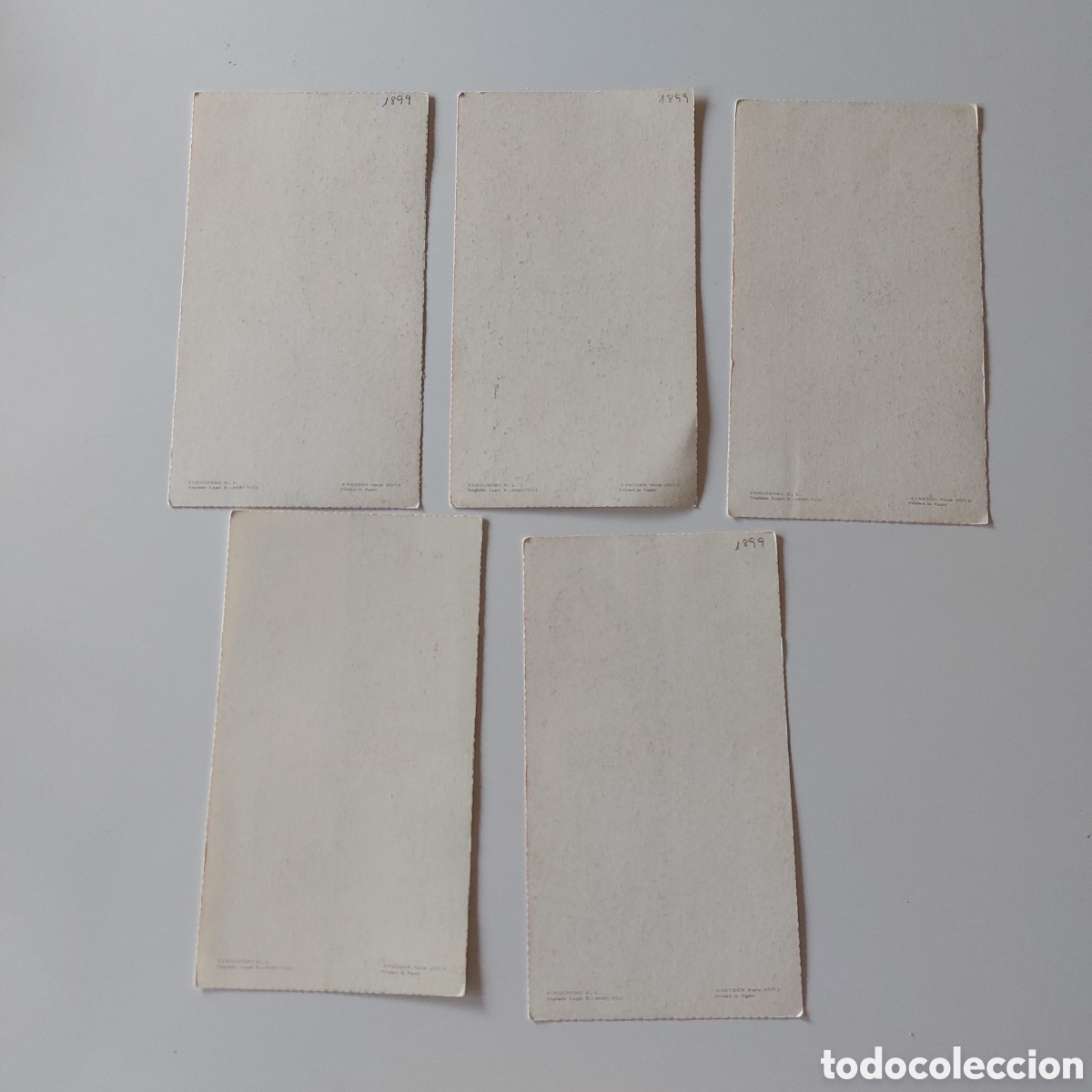 Postales: PRUDEN lote 5 estampas comunion - Foto 3