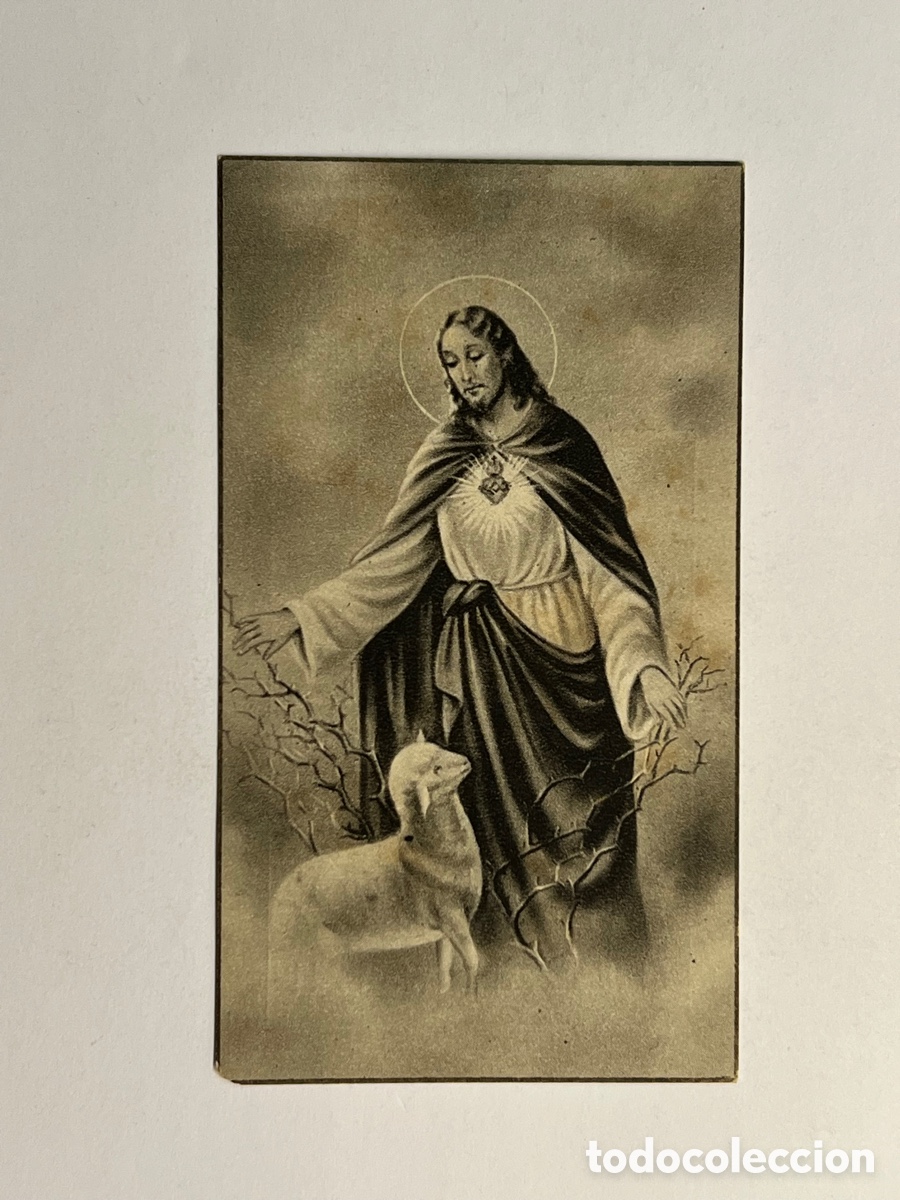 Postales: LLOSA DE RANES. Recuerdo de la Solemne Festividad del Sagrado Coraz&oacute;n de Jes&uacute;s (a.1941)