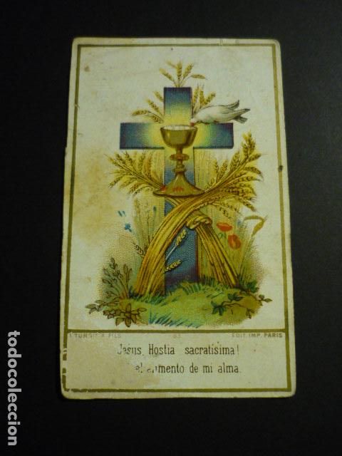 Postkarten: HOSTIA SACRATISIMA ANTIGUA ESTAMPA SIGLO XIX