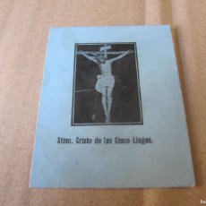 Postales: STMO.CRISTO DE LAS CINCO LLAGAS ESCRITO 1937