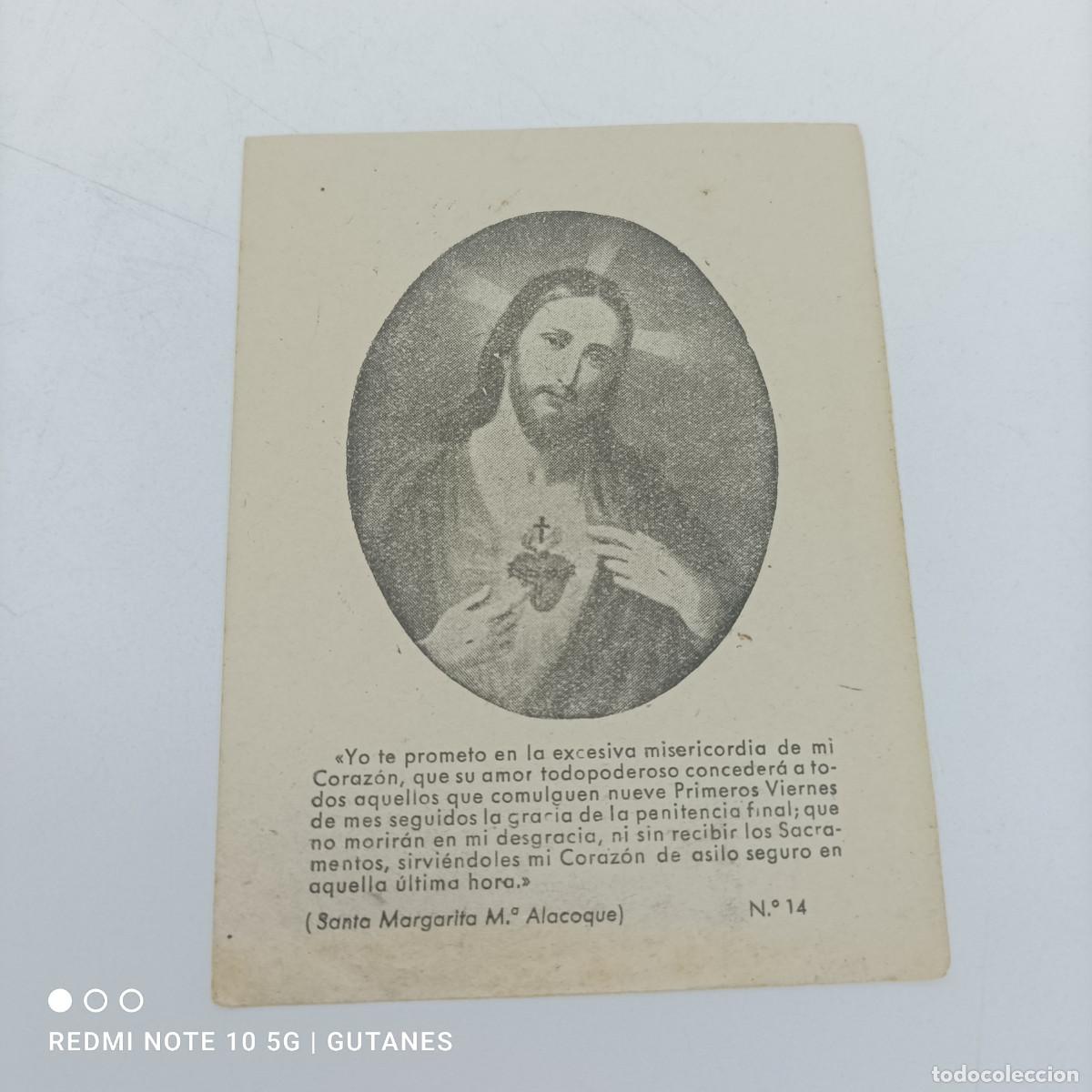 Postkarten: NOVENA DEL SAGRADO CORAZON DE JESUS A&Ntilde;O 1954