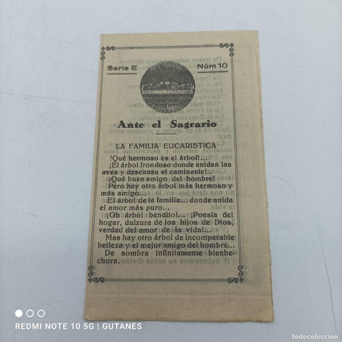 Postkarten: ORACION ANTE EL SAGRARIO