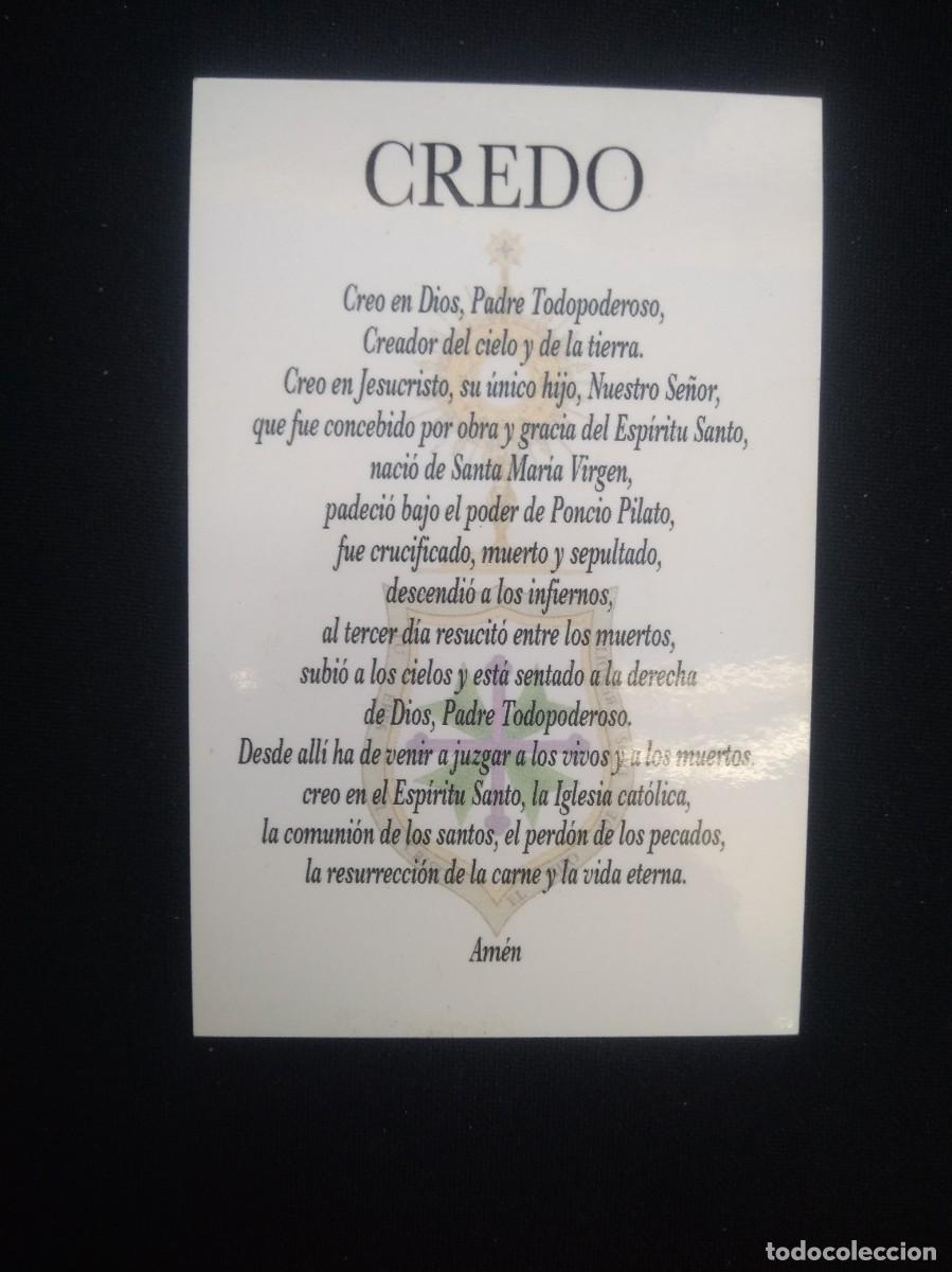 Postales: Estampa religiosa Credo - Foto 3