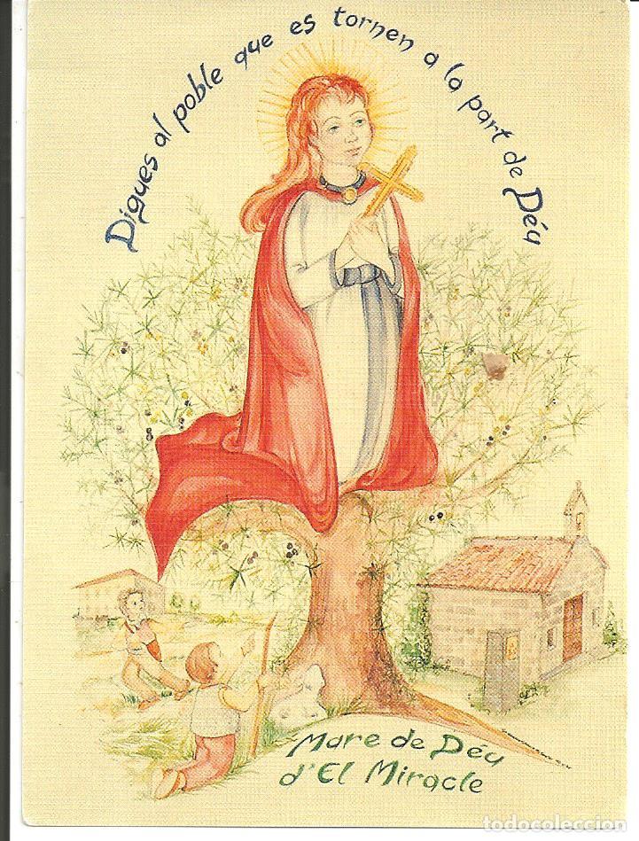 Postales: ESTAMPA ANTIGUA *MARE DE D&Eacute;U D&acute;EL MIRACLE* - 12X8,5 CM