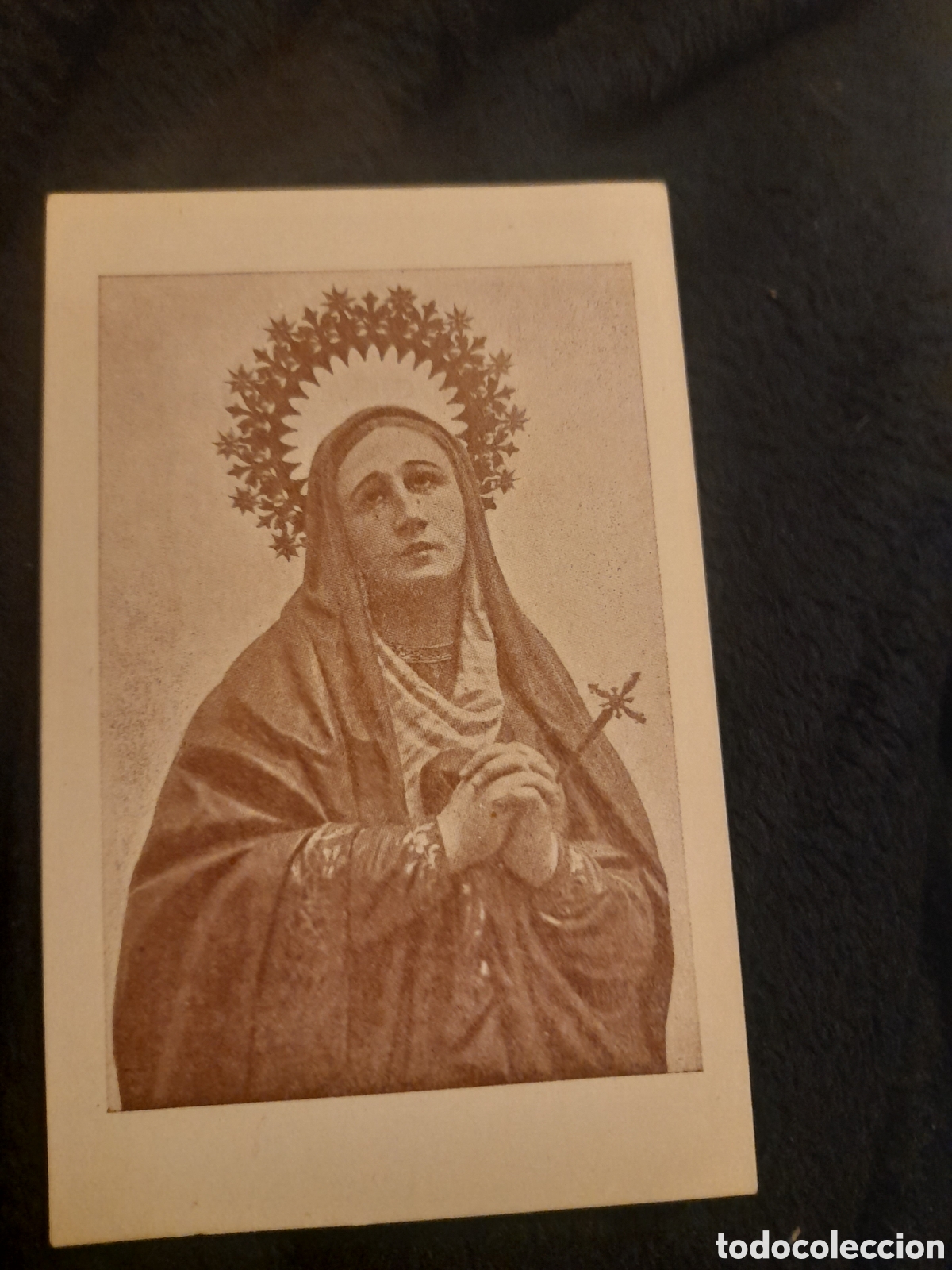 Postales: Antiguo Recordatorio, Septenario en Honor de la Virgen de los Dolores, en su Parroquia de Madrid