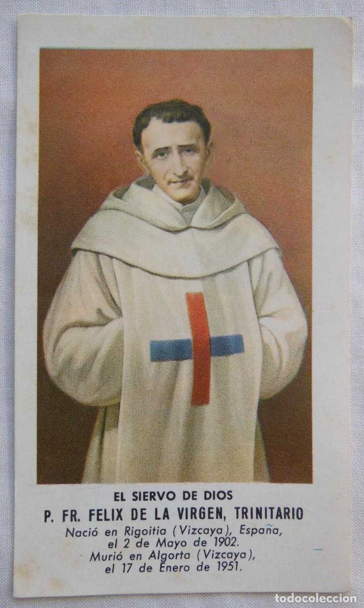 Postales: EL SIERVO DE DIOS P FR FELIX DE LA VIRGEN, TRINITARIO (Vizcaya)