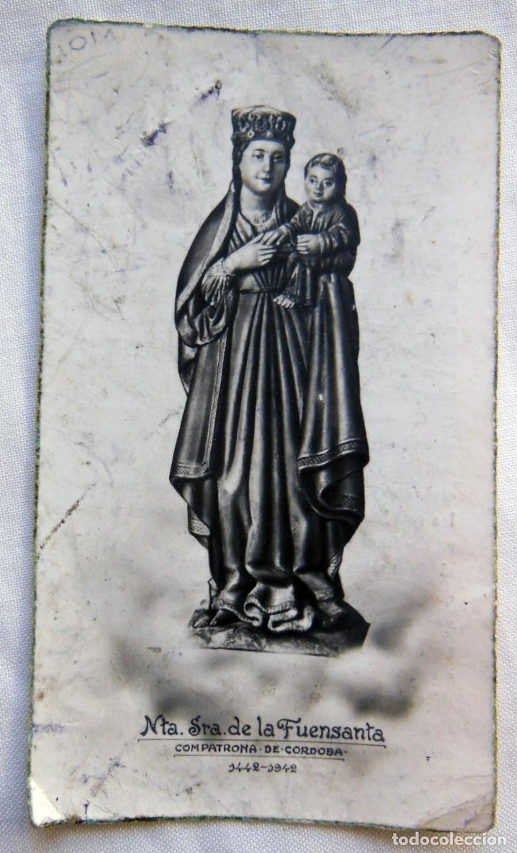 Postales: NUESTRA SE&Ntilde;ORA DE LA FUENSANTA COMPATRONA DE C&Oacute;RDOBA 1442 - 1942