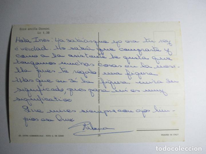 Postales: Ecce ancilla Domini - Escrita - Foto 2