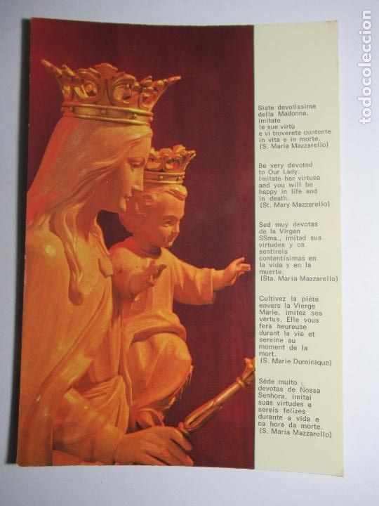Postales: Ecce ancilla Domini - Escrita - Foto 1