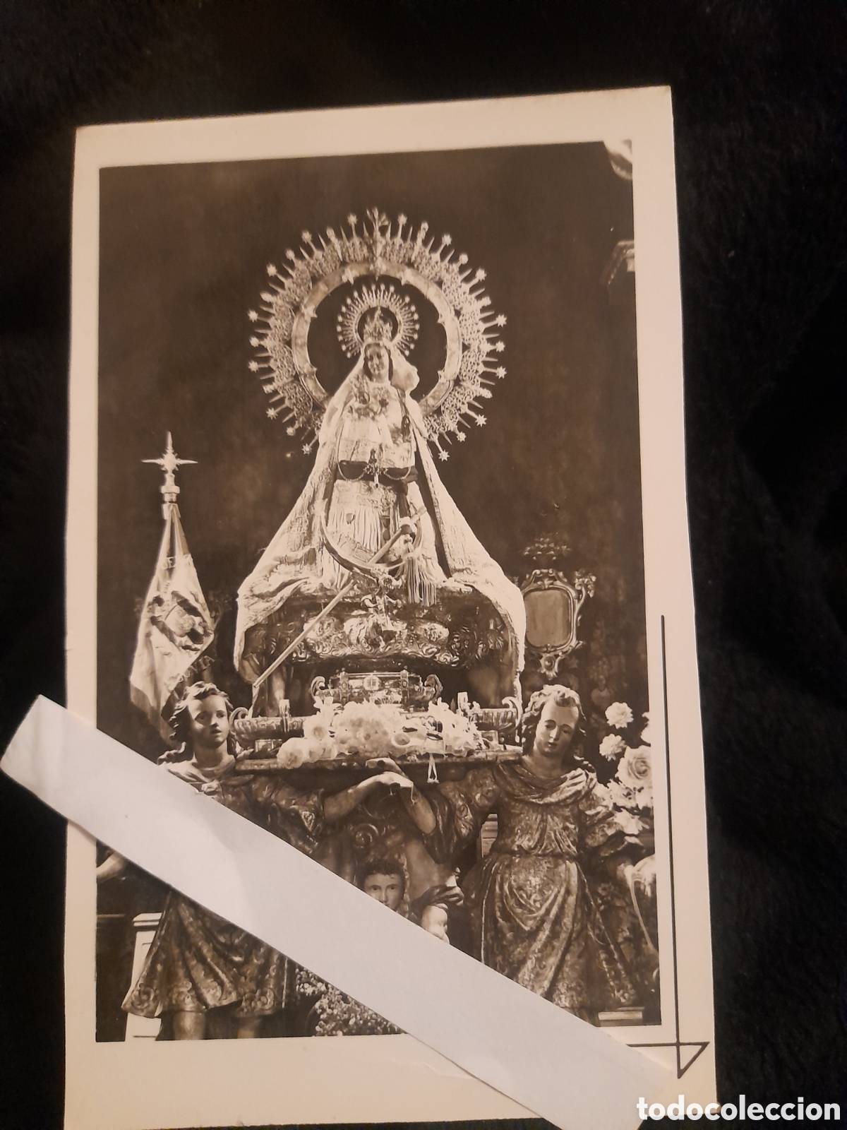 Postais: Antigua foto postal, Nuestra Se&ntilde;ora de la Fuencisla, Patrona de Segovia