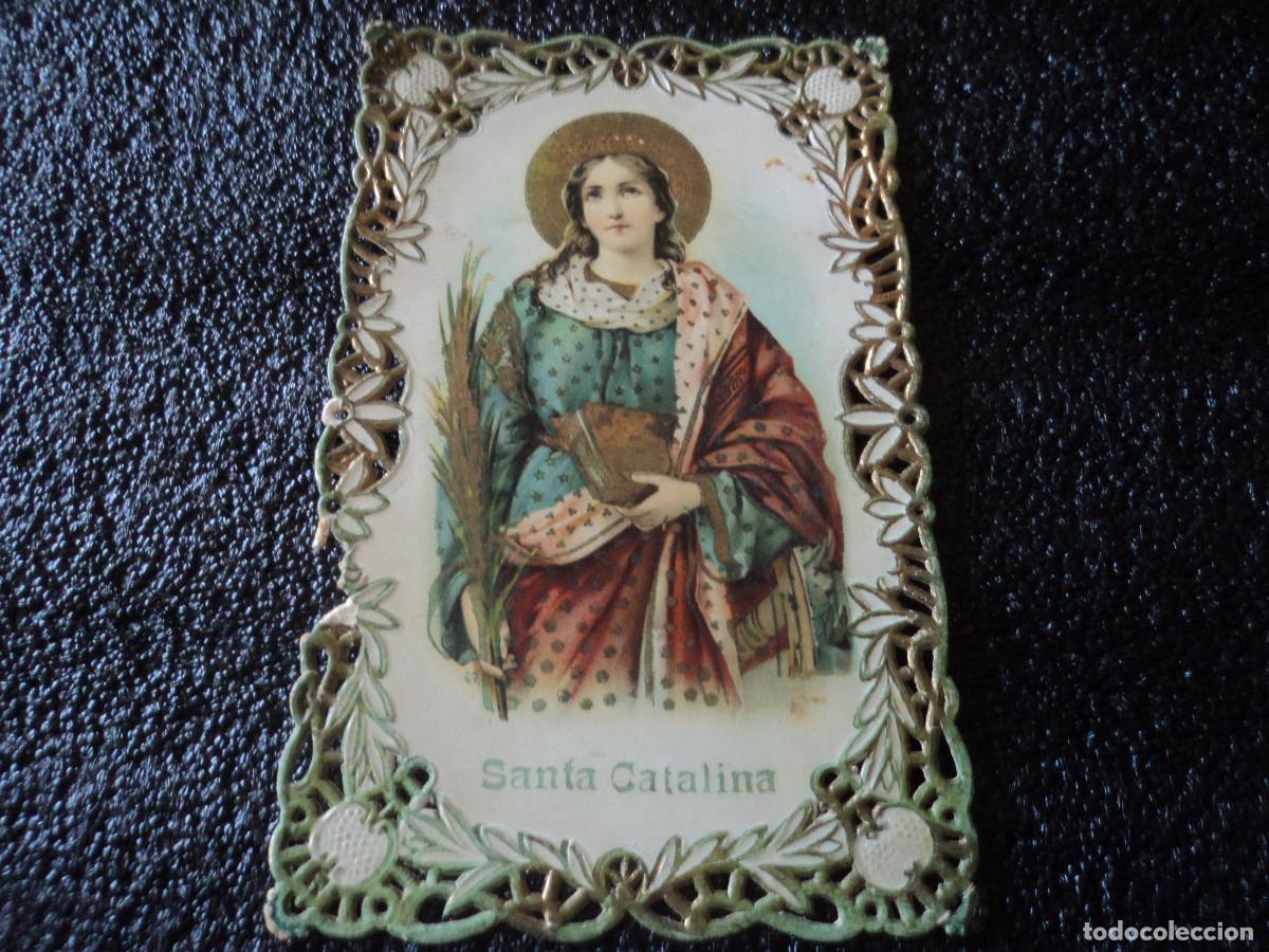 Postales: santa catalina, 0166 f. sch. nbg. depose, troquelada 14 x 9 cm