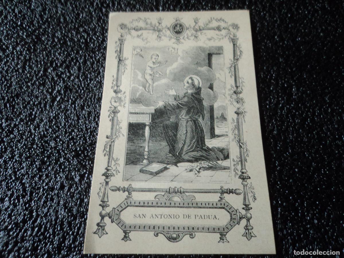 Postales: san antonio de padua, imp. y libreria subirana, 1890, 12 x 7,5 cm, aprox.