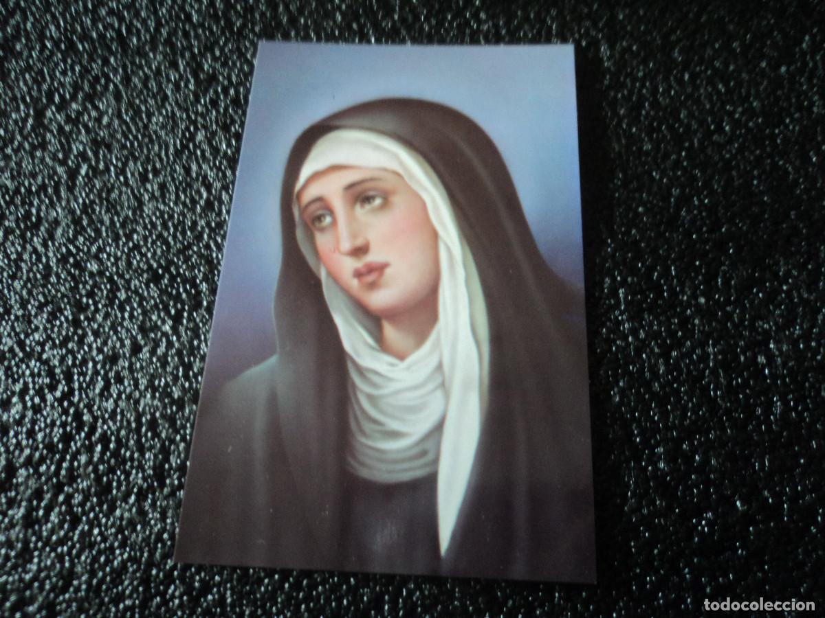Postales: estampa, oracion a la virgen de los dolores, 11 x 7 cm