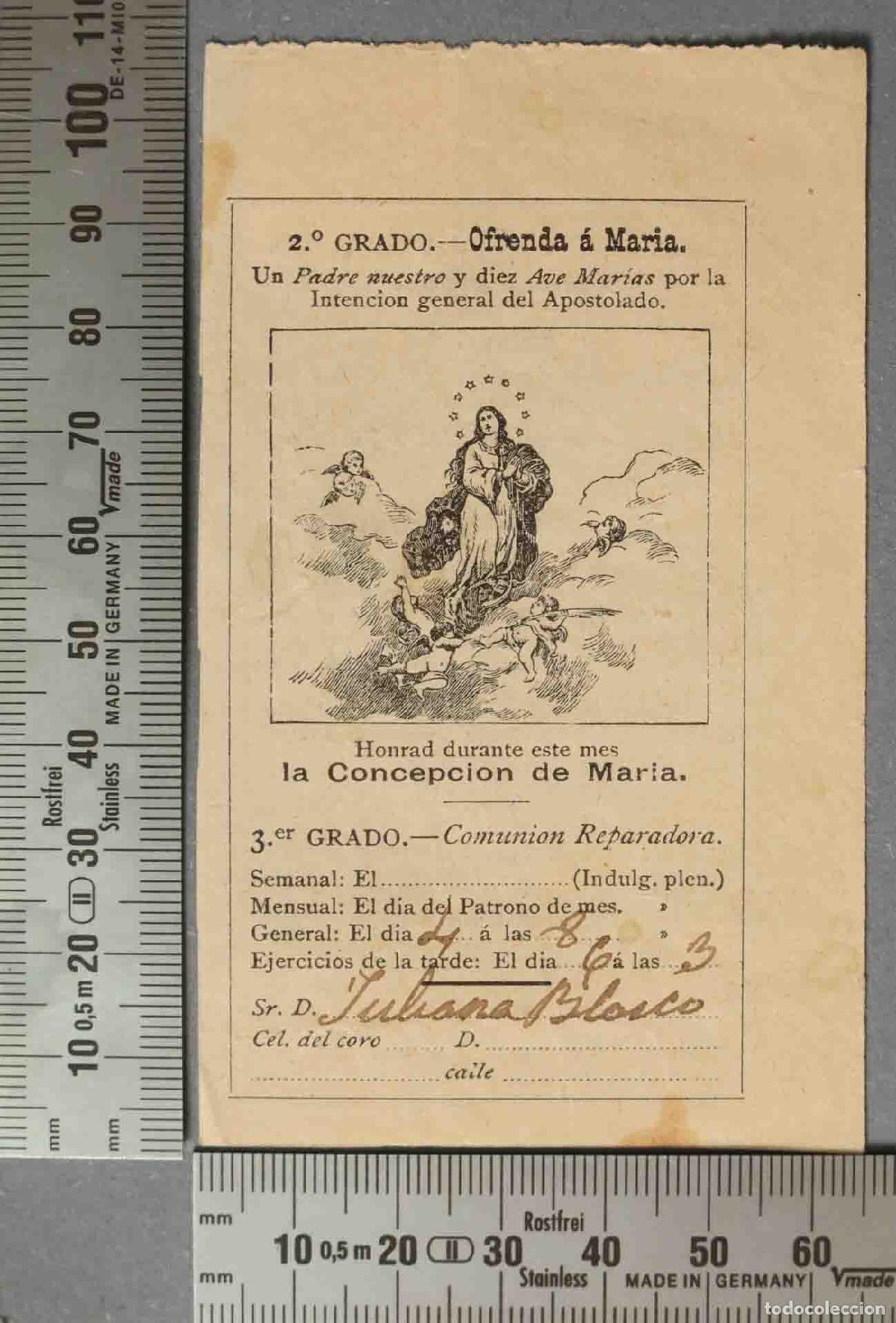 Cartes Postales: ESTAMPA. COMUNION. CONCEPCION MARIA