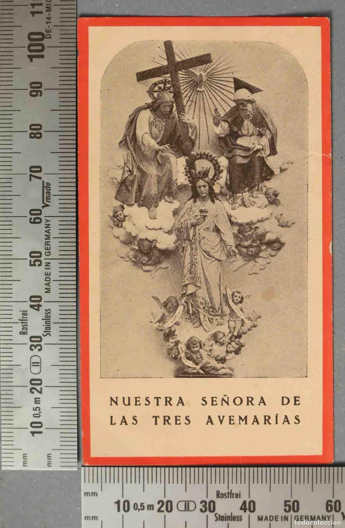 Cartoline: ESTAMPA. NRA SRA DE LAS TRES AVEMARIAS