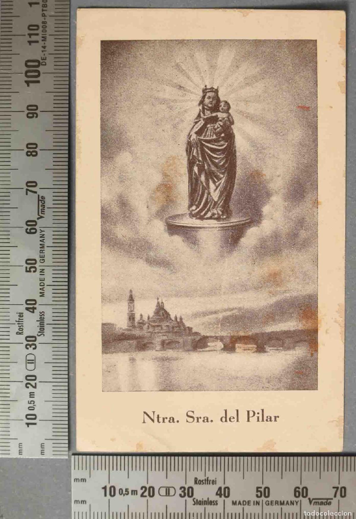 Cartes Postales: ESTAMPA. NRA SRA DEL PILAR. JACULATORIA. BARNA
