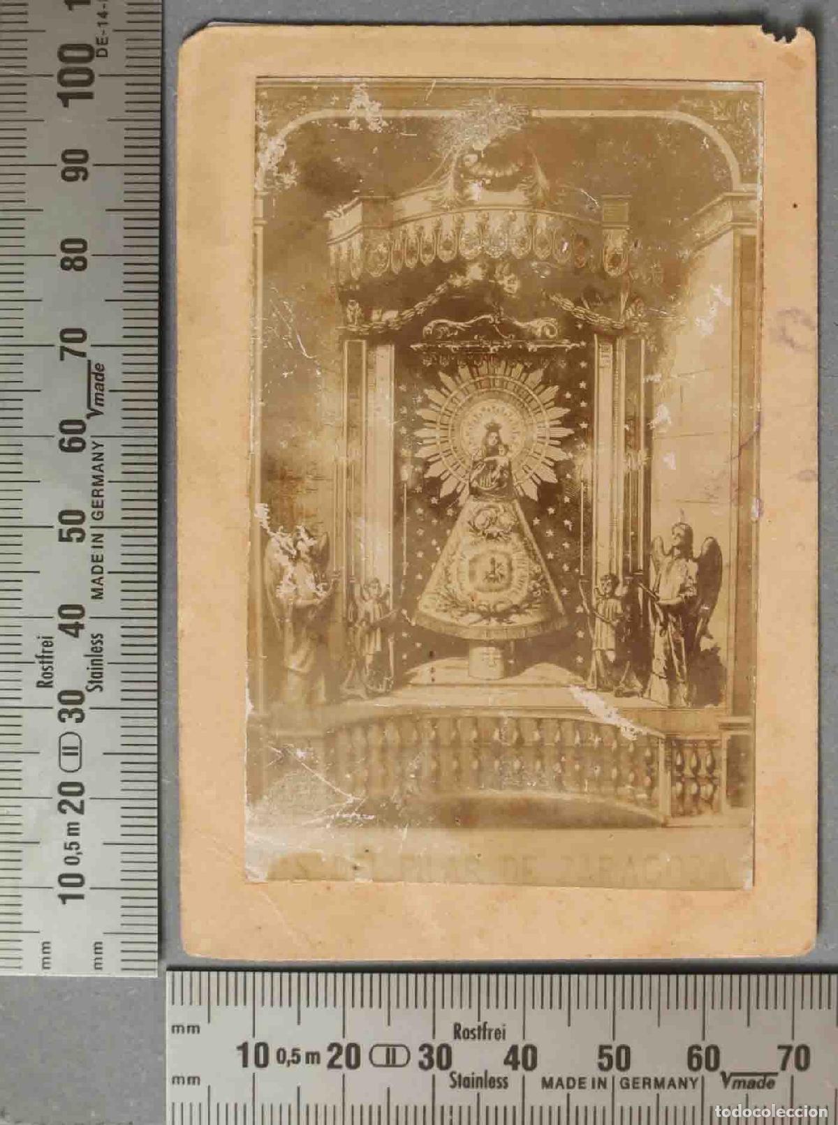 Postkarten: ESTAMPA. NRA SRA DEL PILAR. TIPO CARTE VISITE