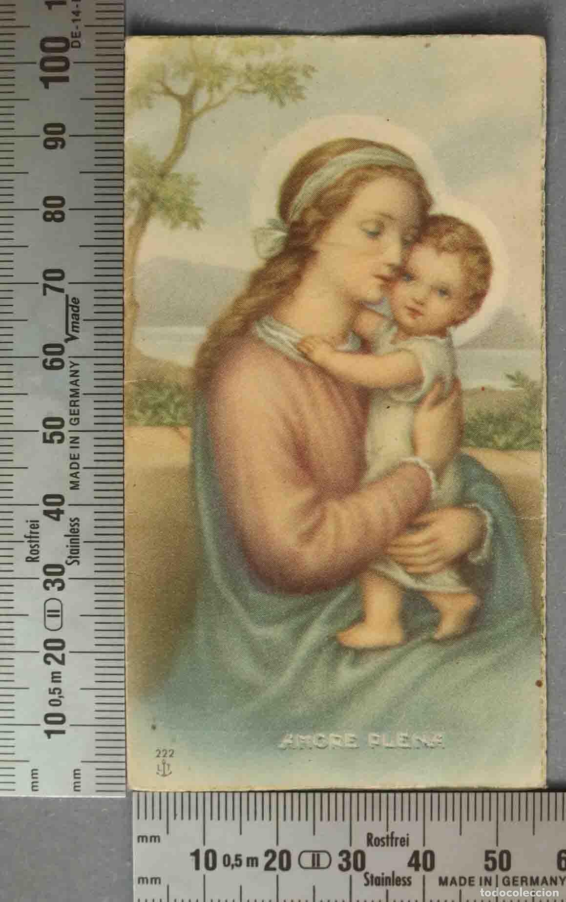 Postales: ESTAMPA. VIRGEN CON EL NI&Ntilde;O.