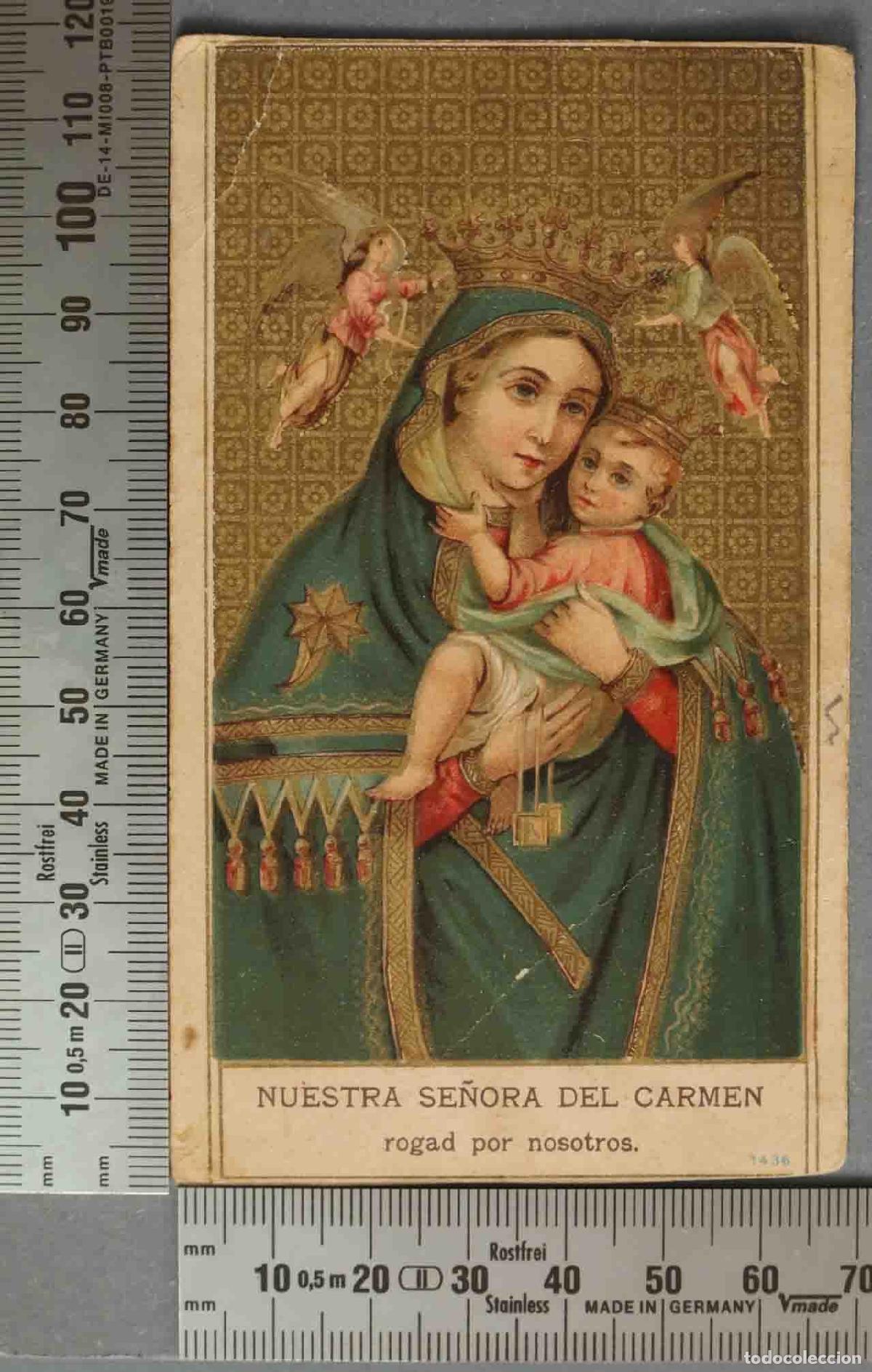 Postkarten: ESTAMPA. NRA SRA DEL PERPETUO SOCORRO. MEDIONALI 1899. ORACION