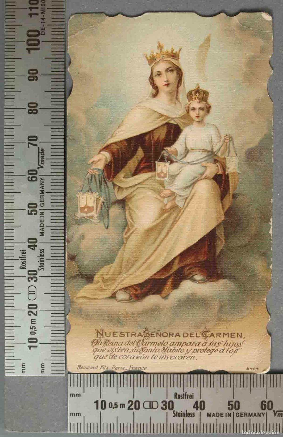 Cartes Postales: ESTAMPA. VIRGEN DEL CARMEN. BOUMARD. PARIS