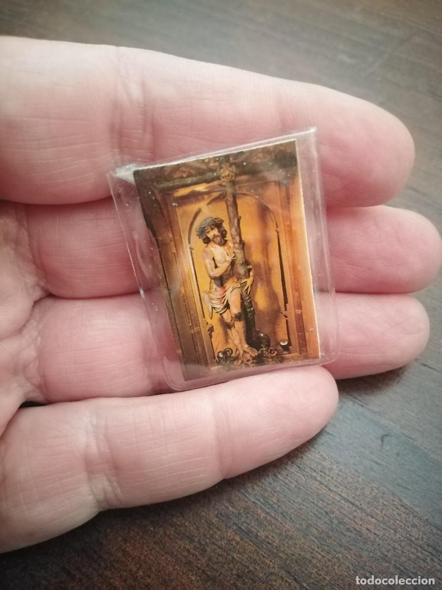 Cartes Postales: Peque&ntilde;o recordatorio para cartera del Sant&iacute;simo Cristo de Serradilla. S&oacute;lo 3 x 3,5 cm.