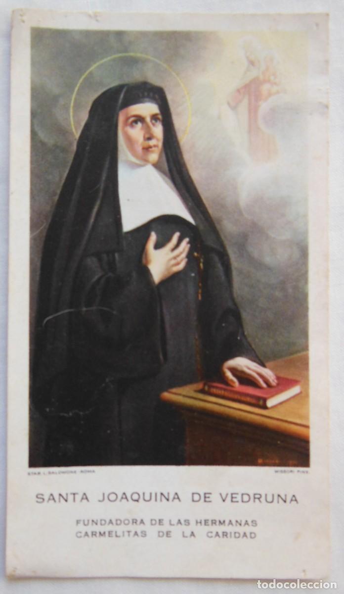 Cartoline: SANTA JOAQUINA DE VEDRUNA. Fundadora de las Hermanas Carmelitas de la Caridad