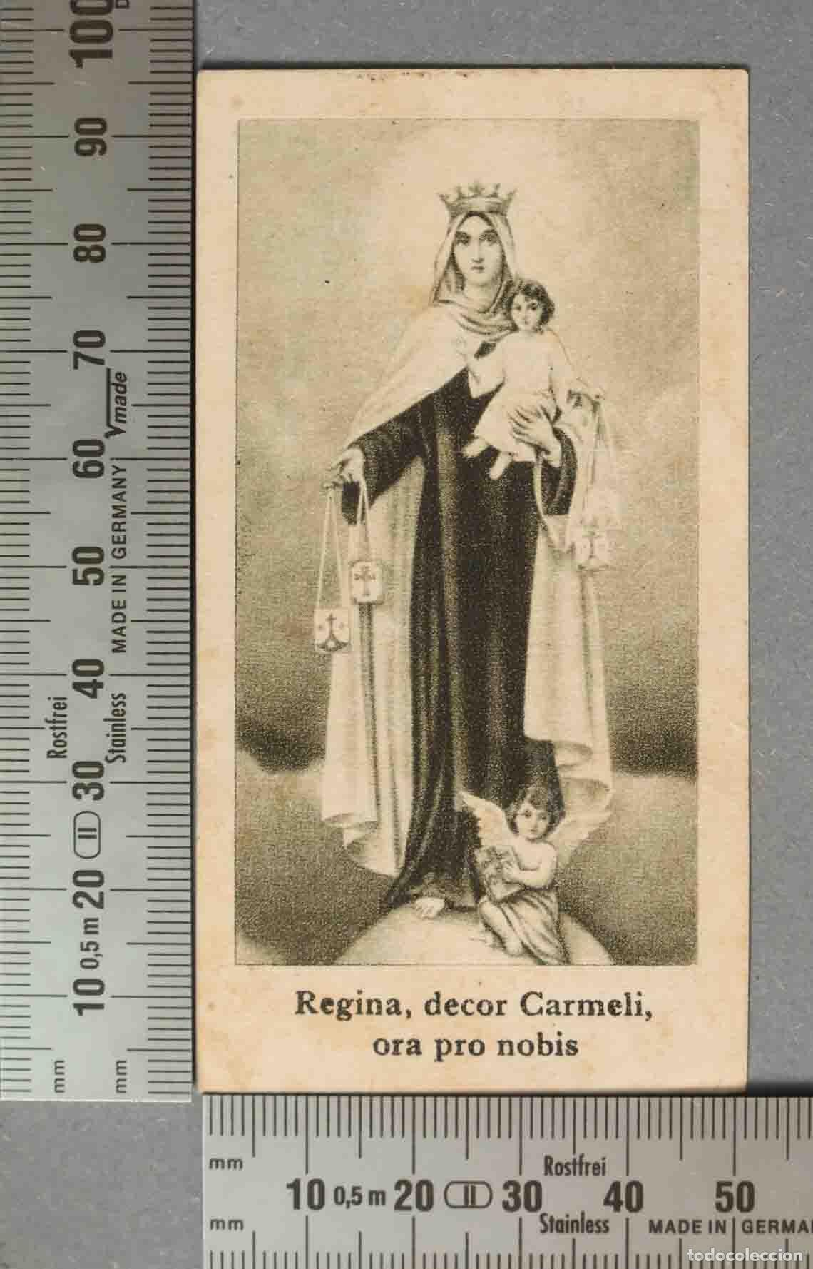 Cartes Postales: ESTAMPA. VIRGEN DEL CARMEN. INVOCACIONES