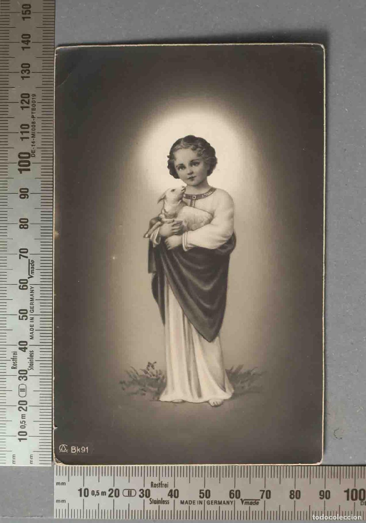 Cartes Postales: ESTAMPA. NI&Ntilde;O JESUS BUEN PASTOR. POSTAL