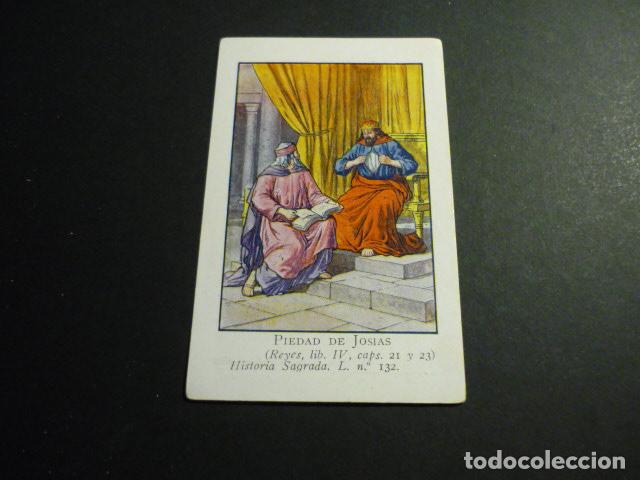 Postais: PIEDAD DE JOSIAS ANTIGUA ESTAMPA CROMOLITOGRAFICA