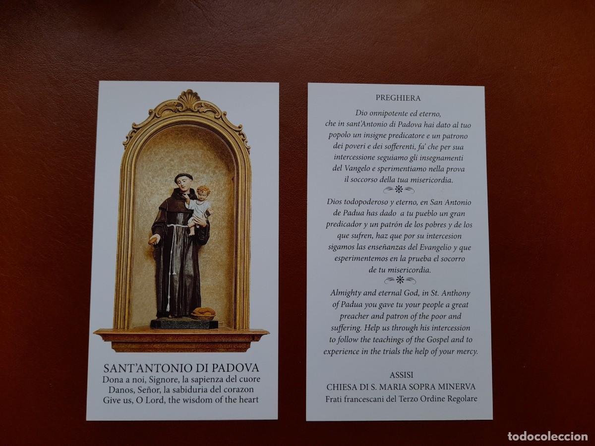 Postales: Estampa San Antonio de Padua. Iglesia de Santa Maria Sopra Minerva en Asis