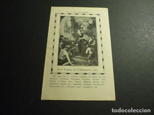 Cartes Postales: SANTO TOMAS DE VILLANUEVA ANTIGUA ESTAMPA