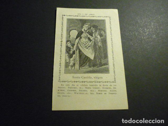 Postais: SANTA CASILDA ANTIGUA ESTAMPA