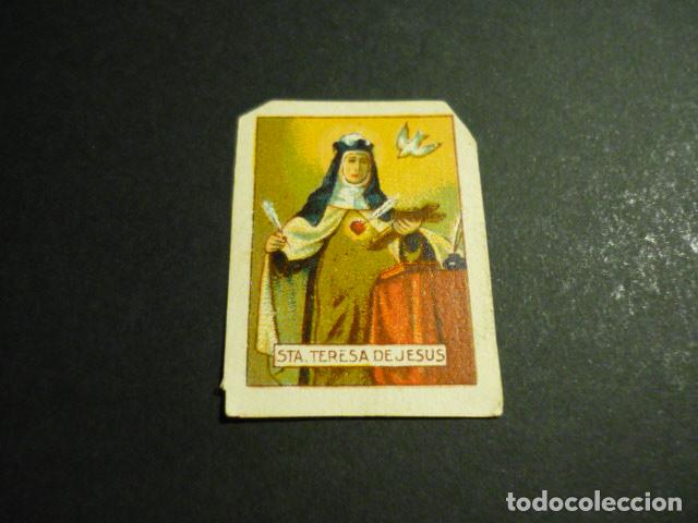 Postales: SANTA TERESA DE JESUS ANTIGUA ESTAMPA PEQUE&Ntilde;O TAMA&Ntilde;O