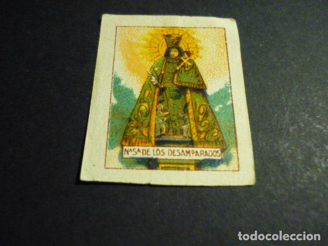 Postais: NUESTRA SE&Ntilde;ORA DE LOS DESAMPARADOS ANTIGUA ESTAMPA PEQUE&Ntilde;O TAMA&Ntilde;O