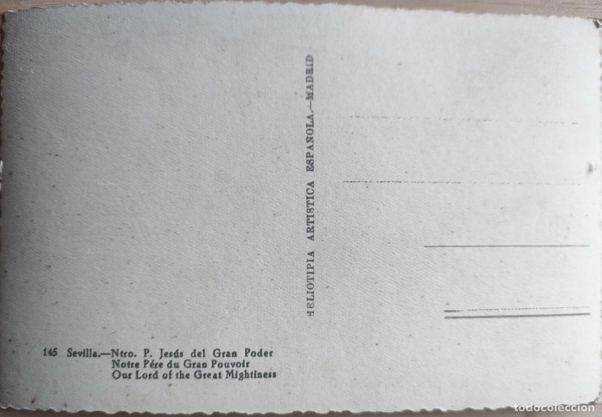 Postales: SEVILLA NUESTRO PADRE JESUS DEL GRAN PODER - Foto 2