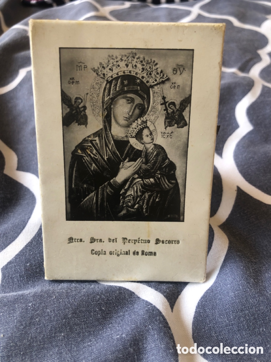 Postales: Nuestra Se&ntilde;ora del Perpetuo Socorro. Copia original de Roma.