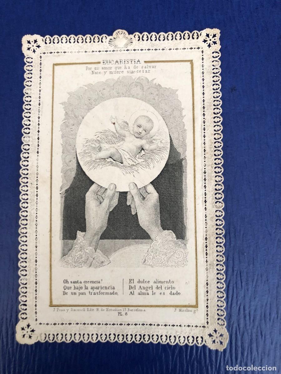 Postales: ESTAMPA EUCARIST&Iacute;A - Foto 1