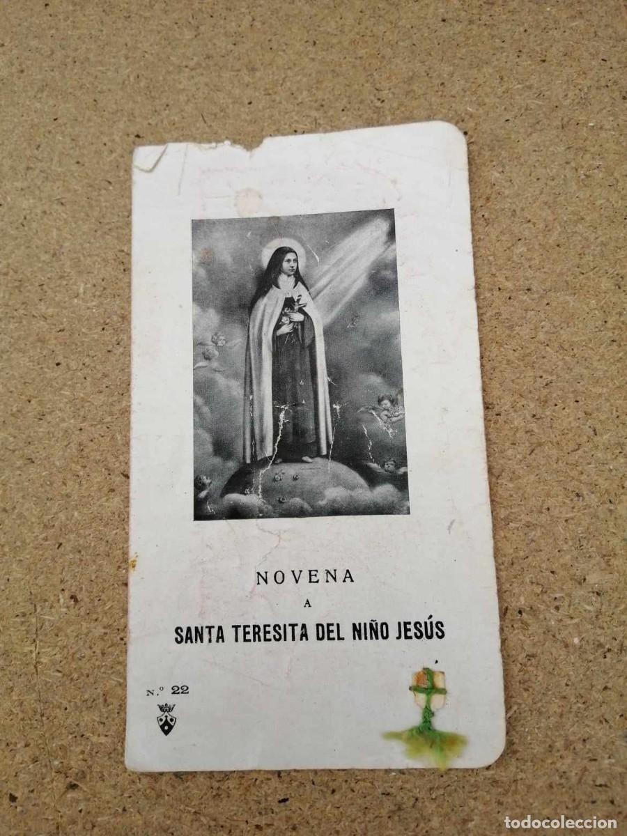 Postales: ESTAMPA. NOVENA A SANTA TERESITA DEL NI&Ntilde;O JESUS