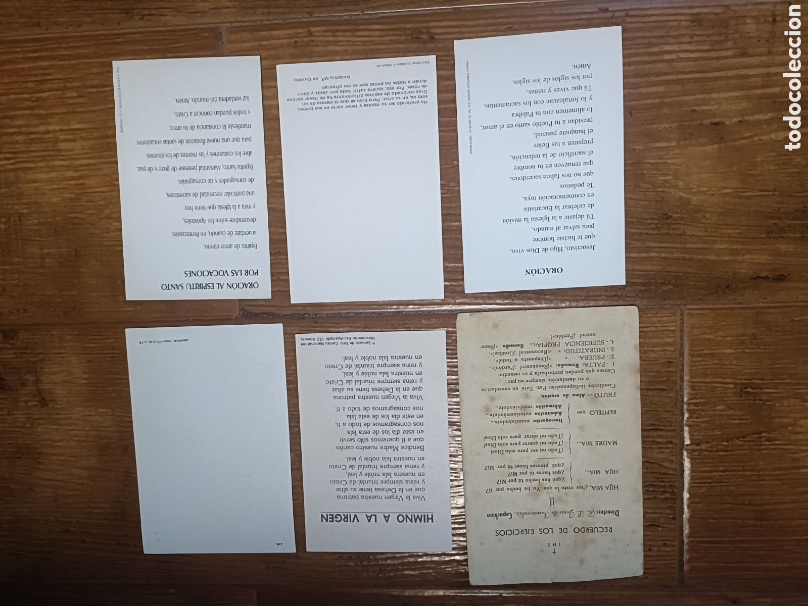 Postales: 6 Estampas/Recordatorios Religiosos grandes - Foto 2